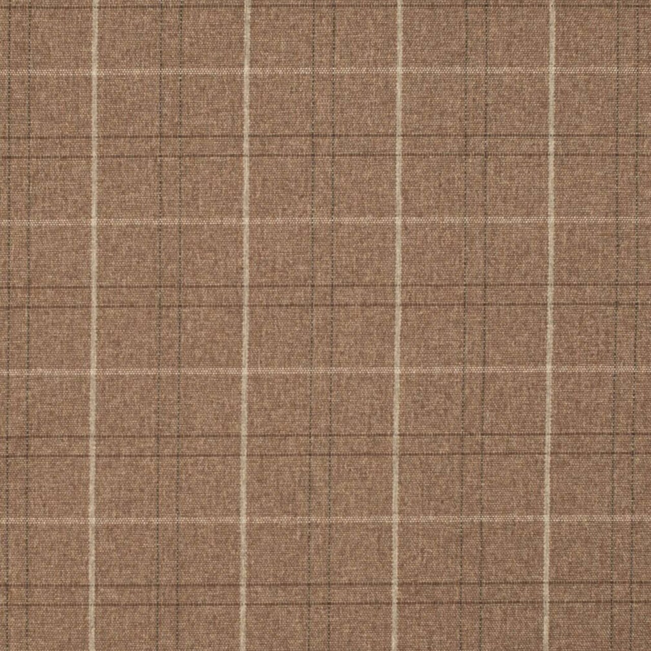 Adobe - Brown,Orange & Rust Plaid Upholstery Fabric 54 Inches"